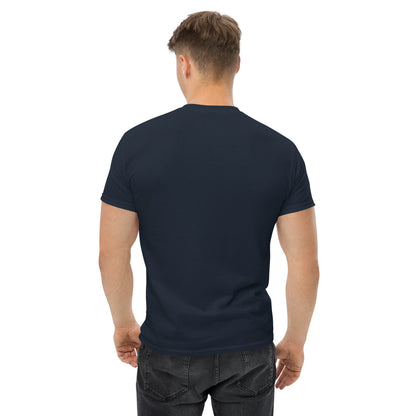 Back view of Mr Farts classic t-shirt in navy