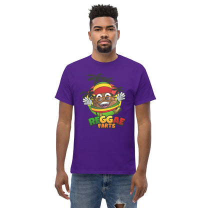 Purple Reggae Farts t-shirt front view