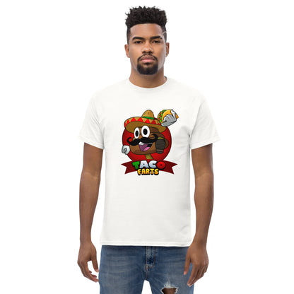 Taco Farts t-shirt in white front view